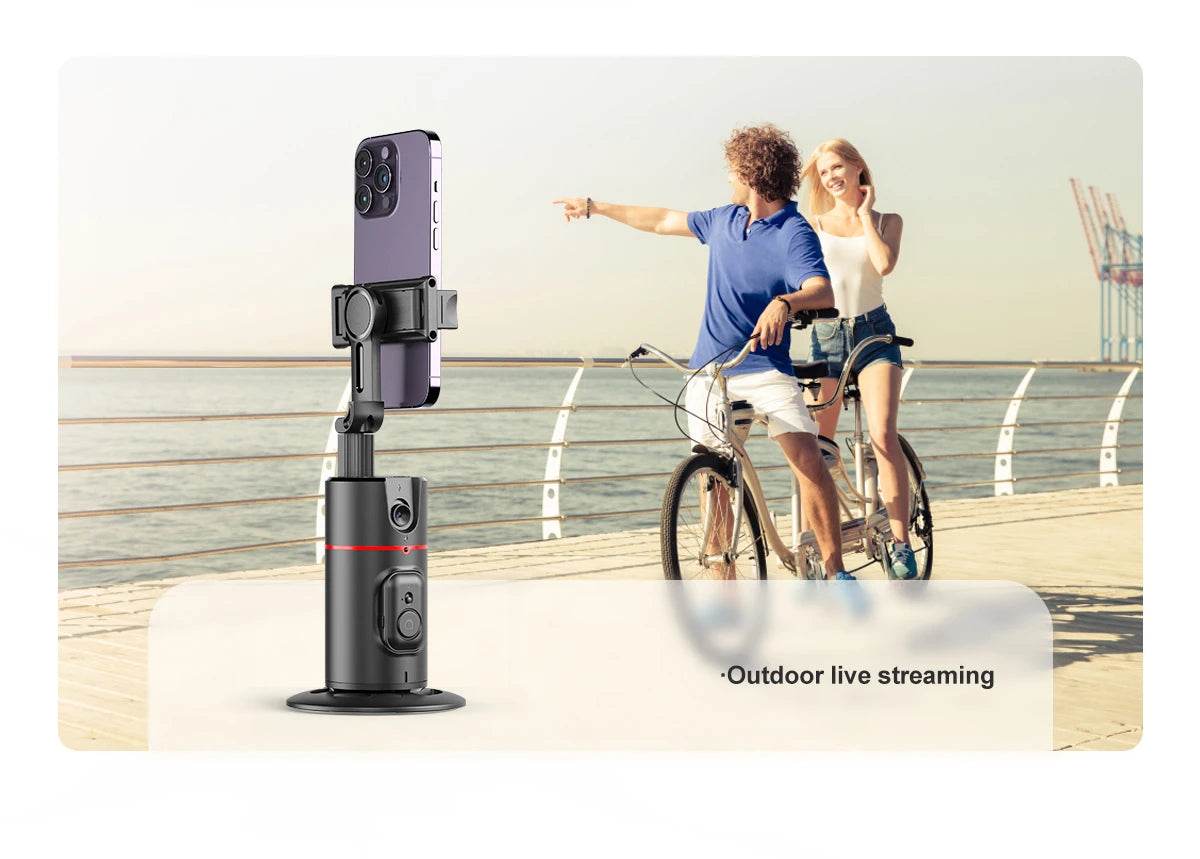 Selfieshow P02 Gimbal 360 Rotation AI Tracking Stabilizer