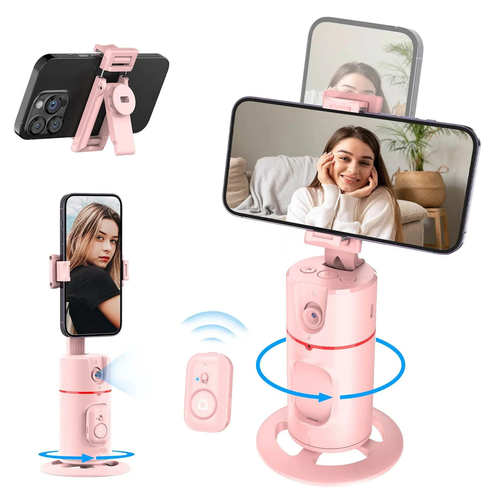 Selfieshow P02 Gimbal 360 Rotation AI Tracking Stabilizer