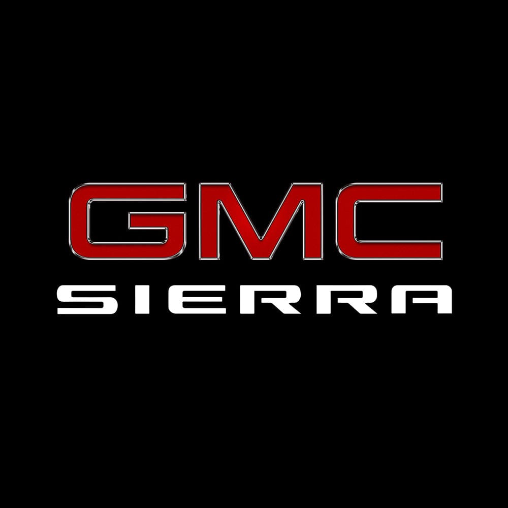 GMC Sierra Premium Side Wing Mirror Puddle Lights Multiple Designs 2015-2026